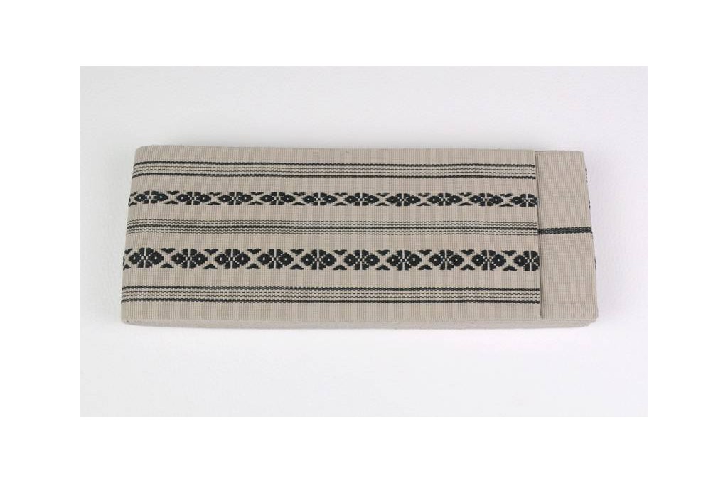 thumbnail image 2 of Japanese Men's Traditional Kaku Obi – 100% Cotton White, With Manual 2 of 3