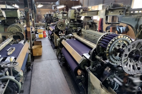 View inside the factory