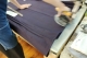 View of ironing on product.